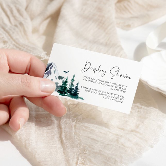 Visningskort för vinterberg Visning Tilläggskort (Skapare uppladdad)