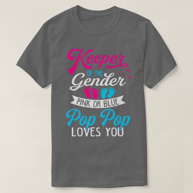 Visningsprogram för Gender i baby Rosa eller Blå p T Shirt (Design framsida)