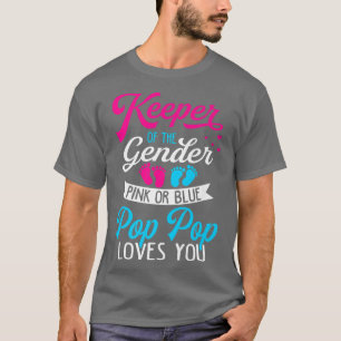 Visningsprogram för Gender i baby Rosa eller Blå p T Shirt
