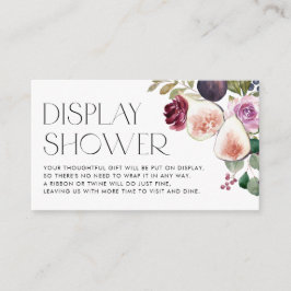 Visningsprogram för vattenfärgning av Fig- och Ber Tilläggskort