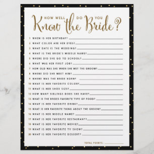 Visningsspel   Hur väl känner du till Bride?