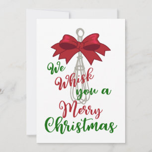 Vispa dig en riktigt god jul julkort