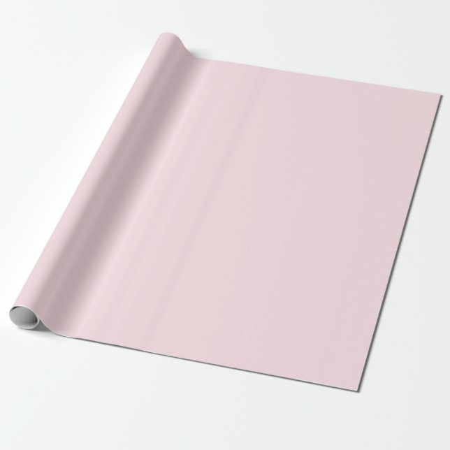 Visper Rosa Solid Färg Wrapping Papper Presentpapper (Utrullad)