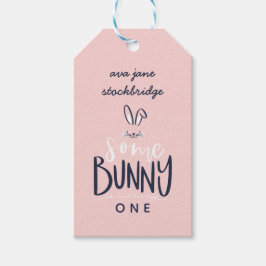 VISS BUNNY-FÖDELSEDAGSFEST PRESENTETIKETT