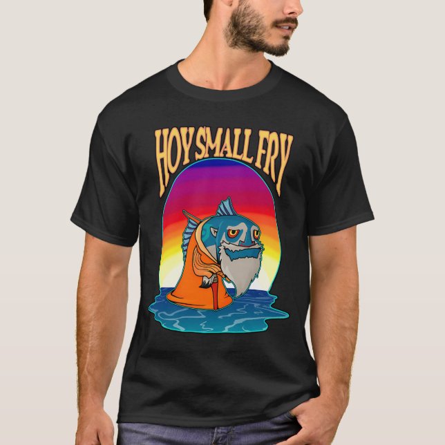 Viss gammal fisk t shirt (Framsida)