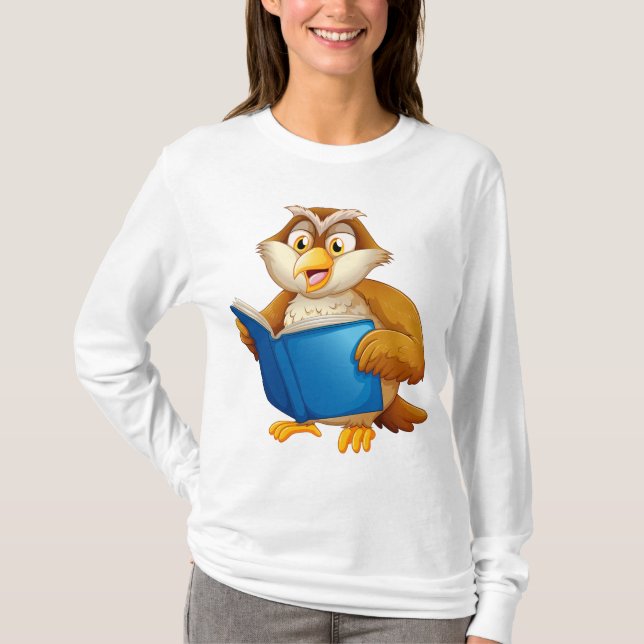 Viss gammal läsbok t shirt (Framsida)