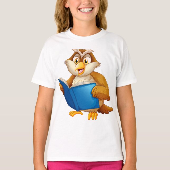 Viss gammal läsfågel bok t shirt (Framsida)