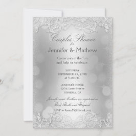 Viss skugga | ELEGANT SILVER Inbjudningar