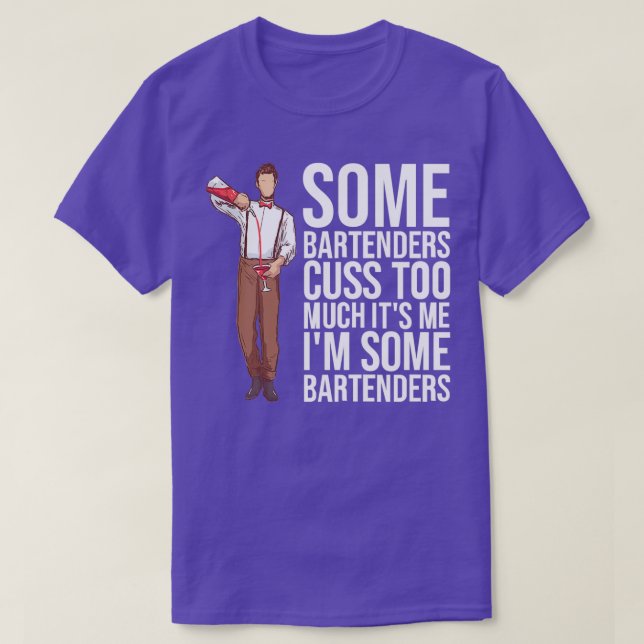VISSA BARTENDERS ANSER FÖR MYCKET ITx27S ME Ix27-G T Shirt (Design framsida)