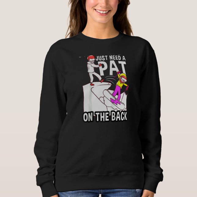 Vissa behöver en pat på bak-Sarcasm-vintern T Shirt (Framsida)