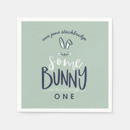 VISSA BUNNY FÖDELSEDAGSFEST NAPKINS PAPPERSSERVETT