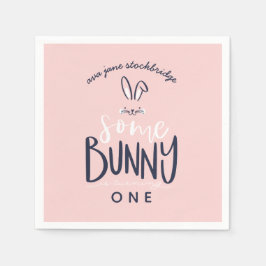 VISSA BUNNY FÖDELSEDAGSFEST NAPKINS PAPPERSSERVETT