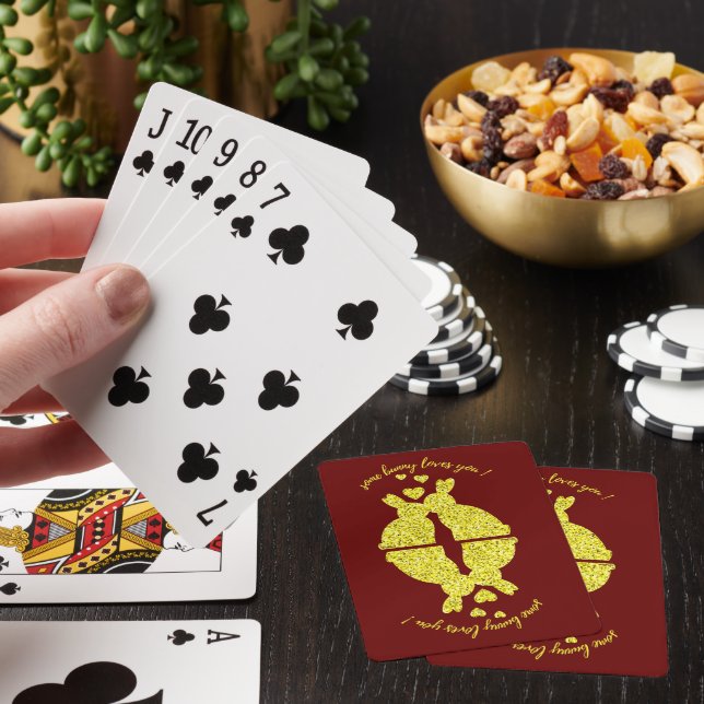 VISSA BUNNY KÄRLEK DU CASINOKORT (På plats)