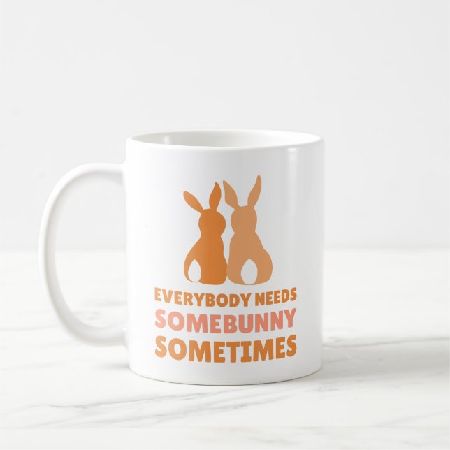 Vissa Bunny till Kärlek - Påsk Mugg (Vänster)
