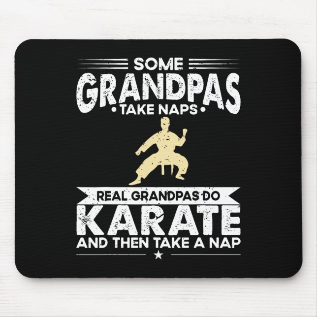 Vissa farfar Naps Real Grandpa Do Karate Musmatta (Framsidan)
