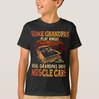 Vissa farfar spelar Bingo Real Grandpas Drive Musc T Shirt