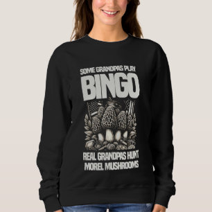 Vissa farfar spelar Bingo Real Grandpas Hunt Morel T Shirt