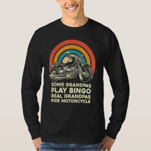 Vissa farfar spelar Bingo Real Grandpas Ride Motor T Shirt