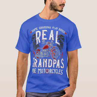 Vissa farfar spelar Bingo Real Grandpas Ride Motor T Shirt