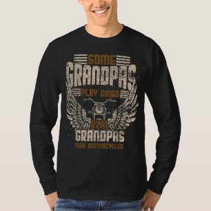 Vissa farfar spelar Bingo Real Grandpas Ride Motor T Shirt