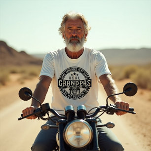 Vissa farfar spelar bingo Riktiga farfar kör motor T Shirt