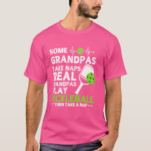 Vissa farfar tar tupplur Riktiga farfar spelar Pic T Shirt