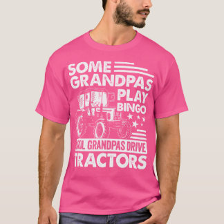 Vissa farfarar spelar bingo Coola farfarar kör tra T Shirt