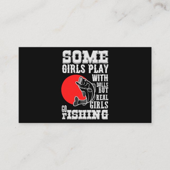 Vissa flickor leker med dockor, riktigt flicka, fi visitkort (Framsida)