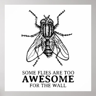 Vissa flugor poster