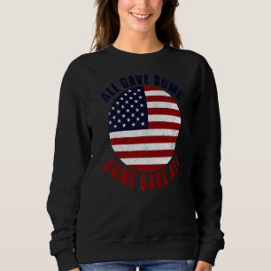 Vissa gav allt med USA flagga Färg minnesdagen T Shirt
