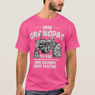 Vissa Grandpas Play Bingo Coola Grandpas Drive Tra T Shirt