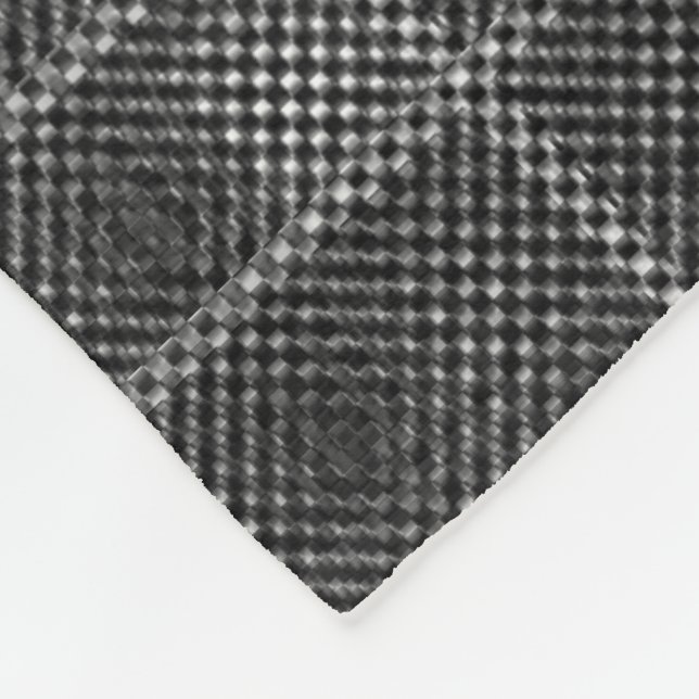 Vissa grått- och abstrakt-schack av mörk fleecefilt (Hörn)