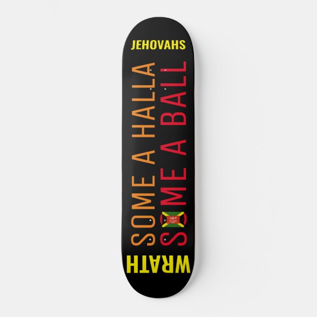 VISSA HALLA/BOLL Skateboard (Framsida)