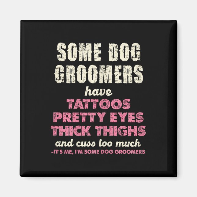 Vissa Hund har tatueringar på Söt Ögon Magnet (Framsidan)