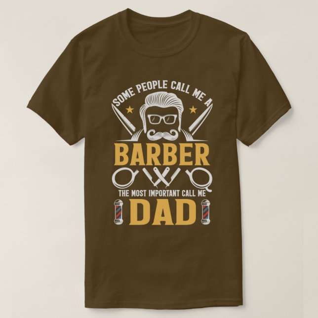 Vissa kallar mig Barber Exklusiv Gift för Barb T Shirt (Design framsida)