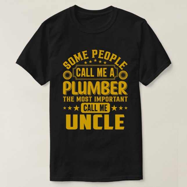 Vissa kallar mig en Rum UNCLE T Shirt (Design framsida)