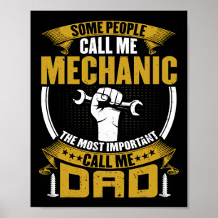 Vissa kallar mig Mechanic för det viktigaste.. Poster