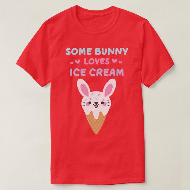 Vissa Kärlek Ice Cream Ice Cream Älskare T Shirt (Design framsida)