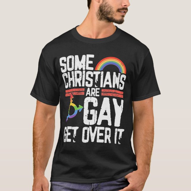Vissa kristna är glada över HBT-festivalen T Shirt (Framsida)