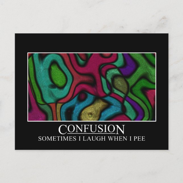 Vissa människor är mycket lätt förvirrade vykort (Framsida)
