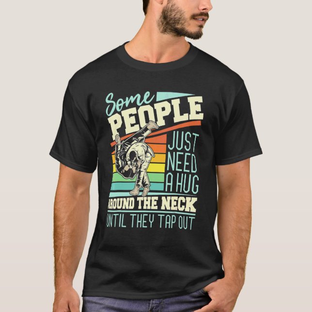 Vissa människor behöver bara en kram  brasiliansk  t shirt (Framsida)