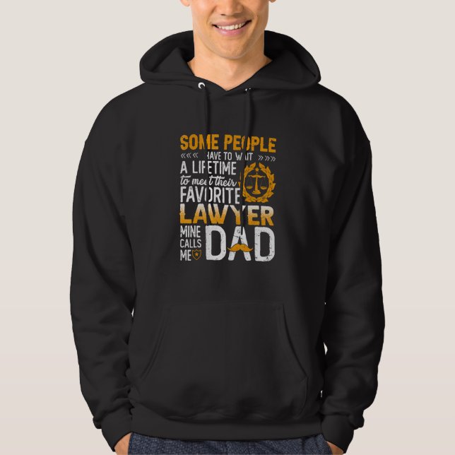 Vissa människor måste vänta på att få träffa sin f hoodie (Framsida)