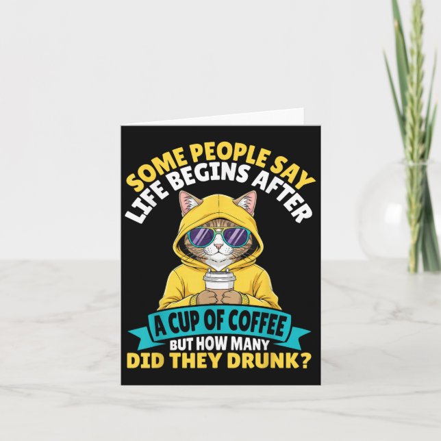 Vissa Människor Säger Att Livet Börjar Efter En Ko Kort (Framsida)