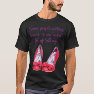 Vissa människor utan hjärna pratar mycket pojke po t shirt
