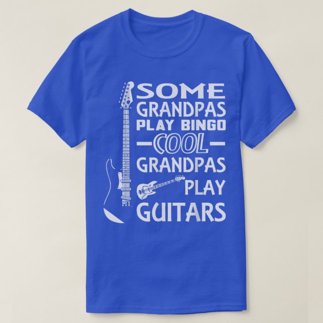 Vissa morfar spelar Bingo Coola Grandpas spelar Gu T Shirt (Design framsida)