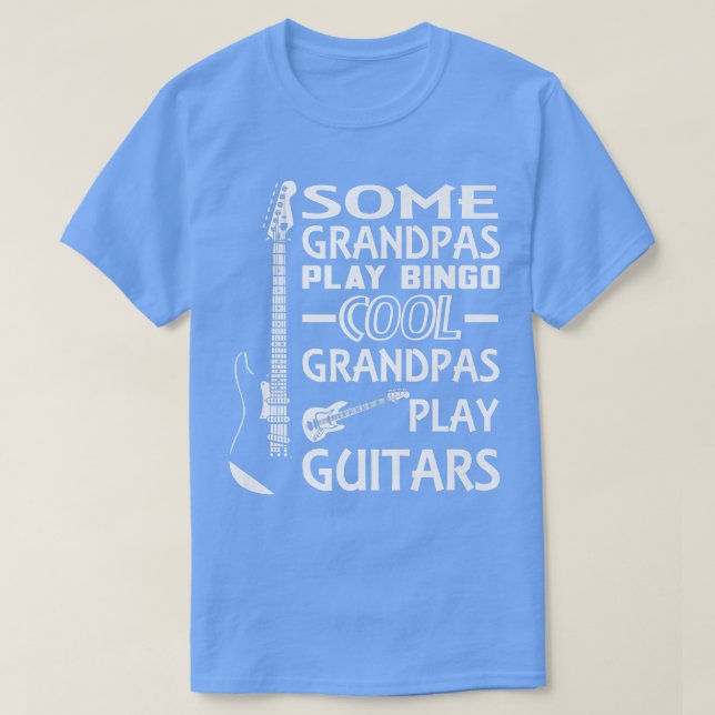 Vissa morfar spelar Bingo Coola Grandpas spelar Gu T Shirt (Design framsida)