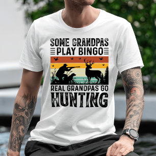 Vissa morfar spelar Bingo Real Grandpas Go Hunting T Shirt