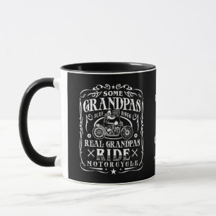 Vissa morfar spelar Bingo Real Grandpas Ride Motor Mugg