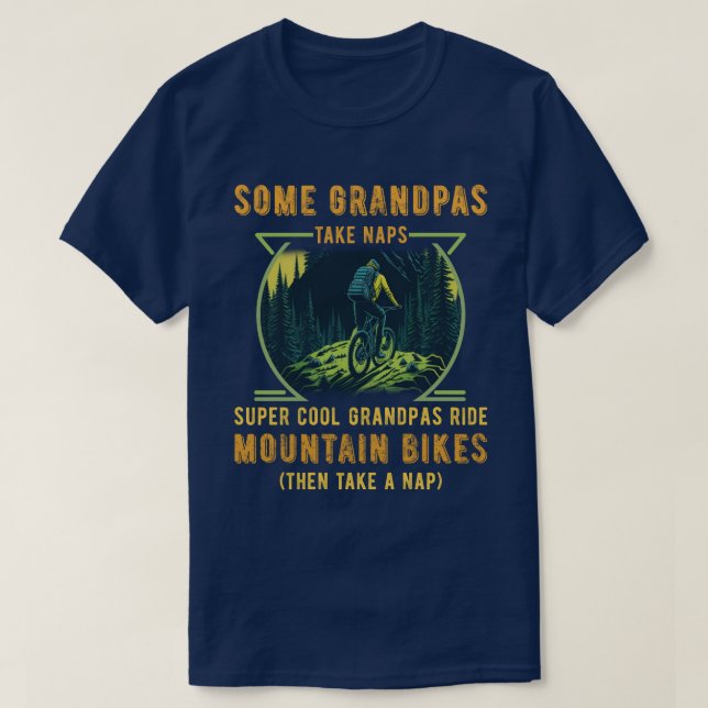 Vissa morfar tar Toppen Coola morfar... T Shirt (Design framsida)