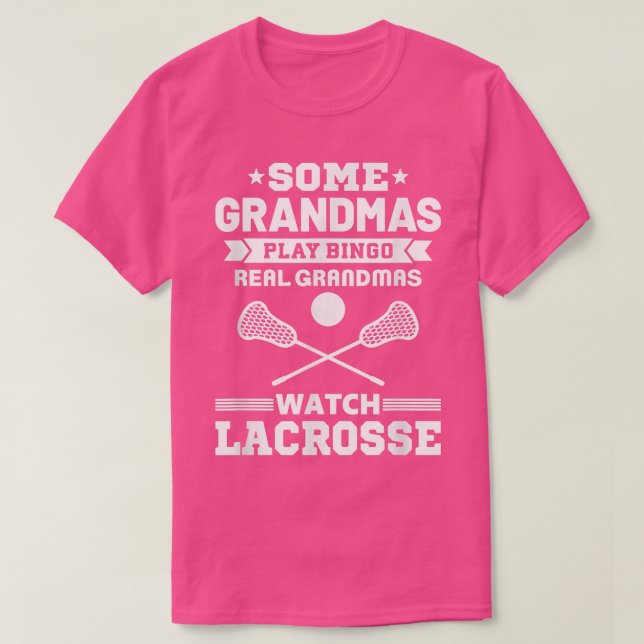 Vissa mormas spelar Bingo Real Grandmas Watch Lacr T Shirt (Design framsida)